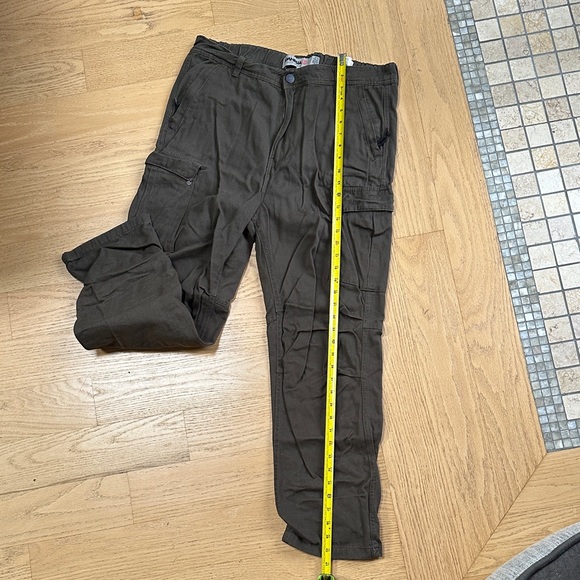Men's Forest Colored Cargo Pants Size 34 - Picture 3 of 7